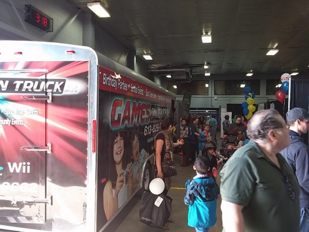 Gamesontruck at Ottawa parents & child expo