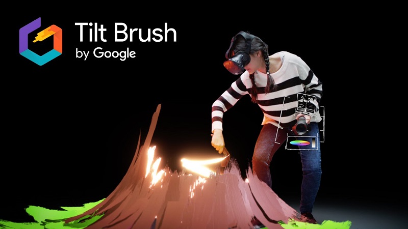 Tilt,<br>brush